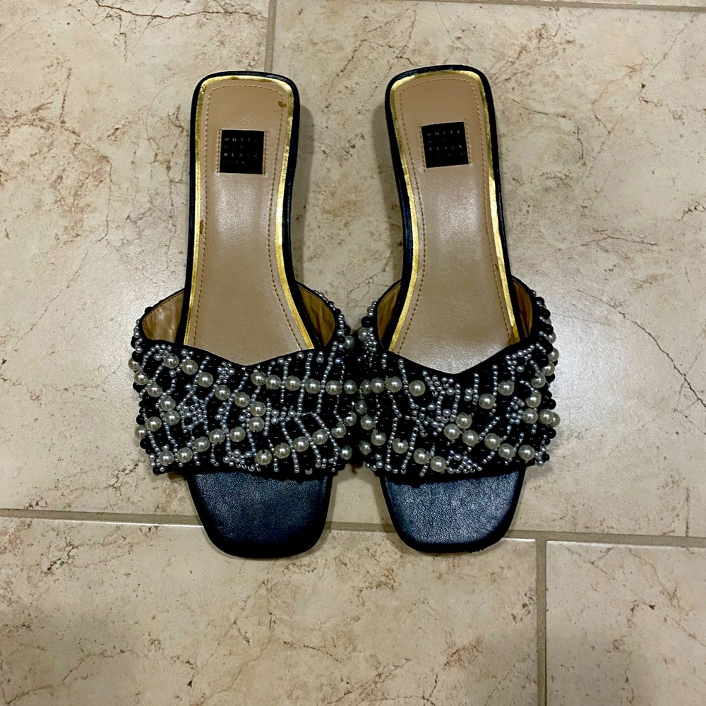 Cute and comfortable White House Black Market slides